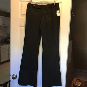 Gap NWT Black Flared Leg Straight Fit Pants